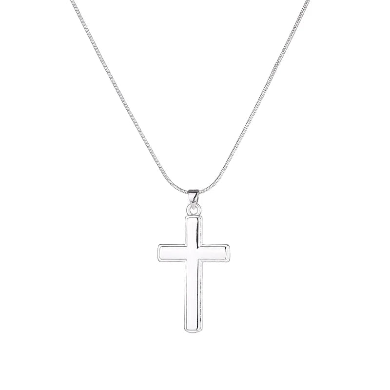 Sterling Silver 47 President “In God We Trust” Cross Necklace